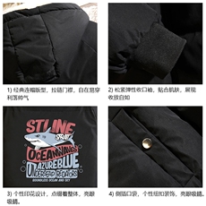 控128加绒面包服男大码羊羔毛棉衣男MY16331-P100，男装棉衣，电商A040A