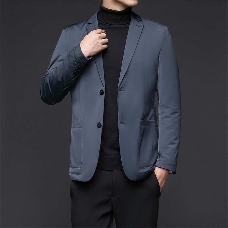 D8801秋冬新款2023年男士休闲羽绒服加厚保暖夹克外套P230,男装羽绒服,电商B360