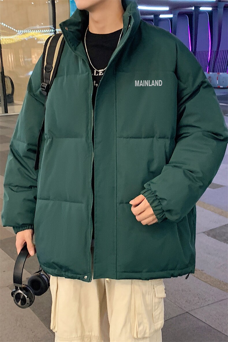 ！2024冬季男士字母印花里面棉衣百搭棉服外套MY309特P55,男装棉衣,电商B220
