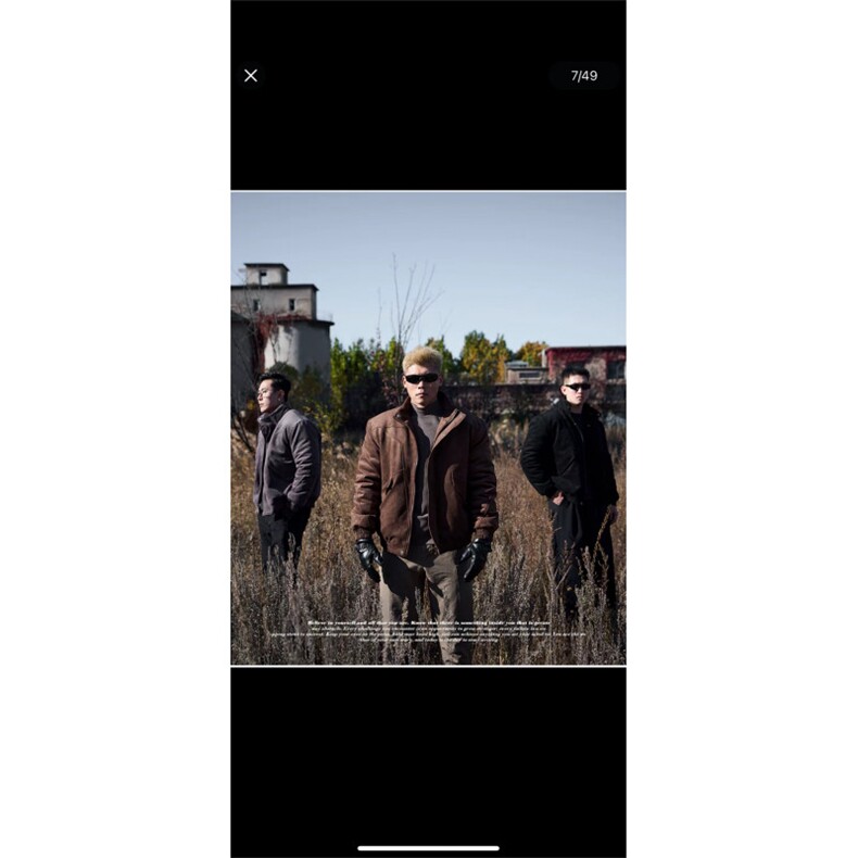 XZ1006A-TTH1206-P110-赤兔马年限定美式宽肩麂皮拼接立领棉服，男装棉衣，星座1005-1