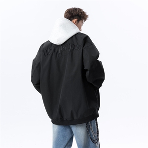 XZ809A/XS10/特P70/控118  25春 美式复古飞行夹克潮刺绣棒球服图片