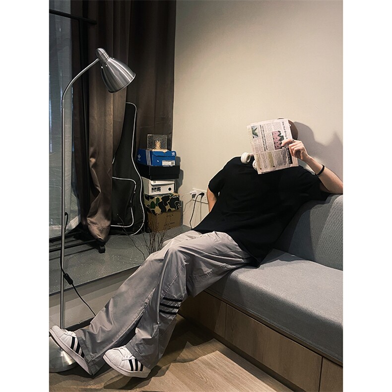 B221美式ins街头hiphop休闲情侣宽松运动裤子LK23117-P60控78,男装休闲裤,电商B221