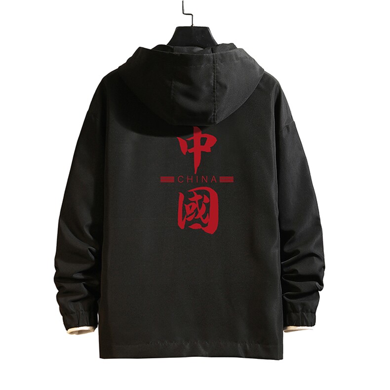 JK65198-P45连帽夹克男大码胖子棒球服上衣外套砖墙挂拍,男装夹克,电商A040A