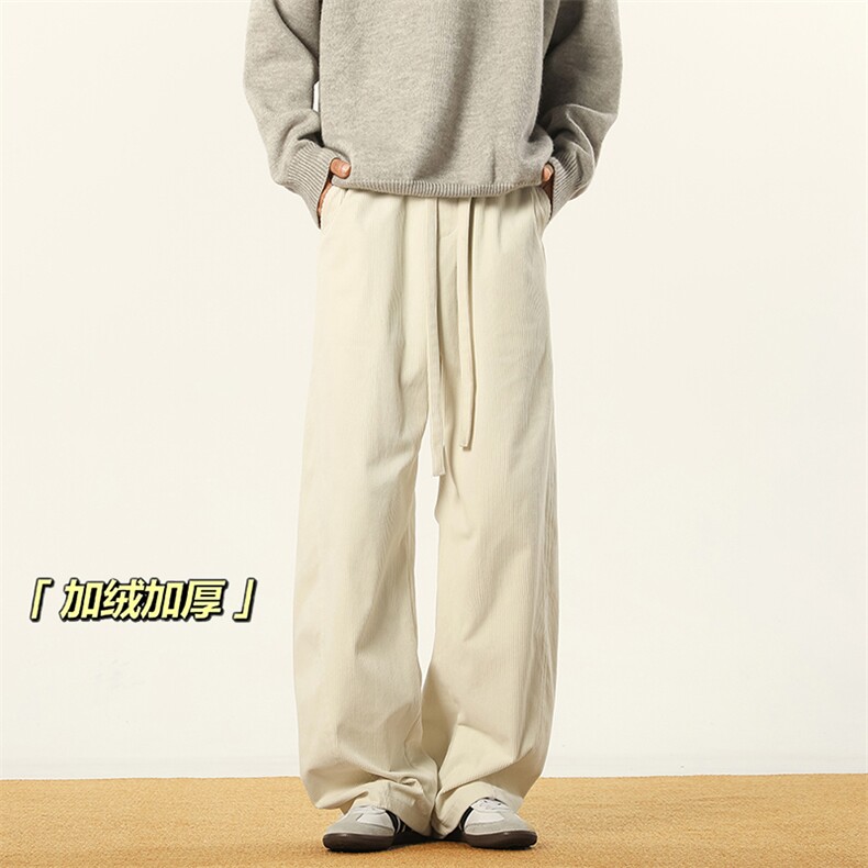 B258-K2581-P45控68加绒55控78灯芯绒弯刀裤成分聚酯纤维,男装休闲裤,电商B258