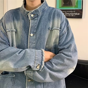 美式复古高街夹克男2024年春秋季新款潮牌宽松棒球服外套图片