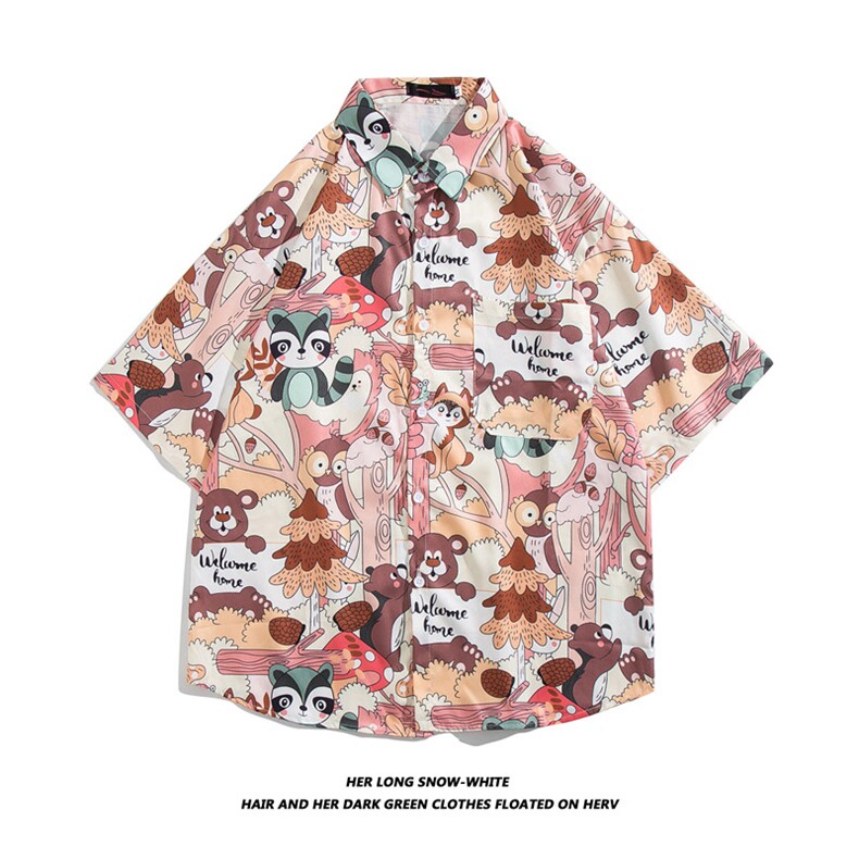 四季打底衬衫夏季夜店衬衫花季沙滩外套学生CS1153P25，男装衬衫，星座301D-5(原星座1415）