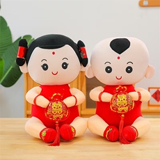 鑫慕玩具  印花年画抱福袋