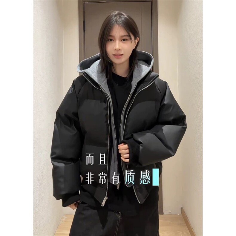 现货假两件PU皮连帽棉衣ZM0167-P88,男装棉衣,星座313A(原308A-2)