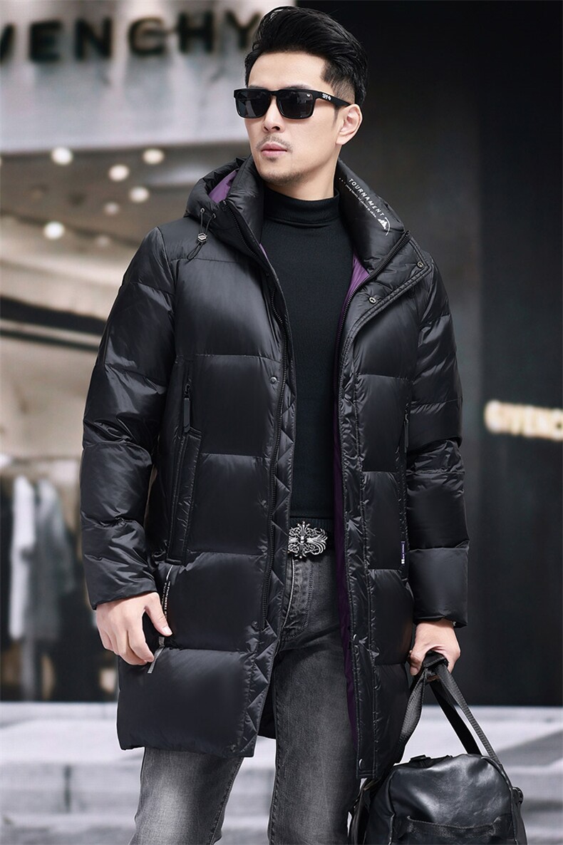 中长款实体高品质男士羽绒服主推大货,男装羽绒服,钱塘207-1