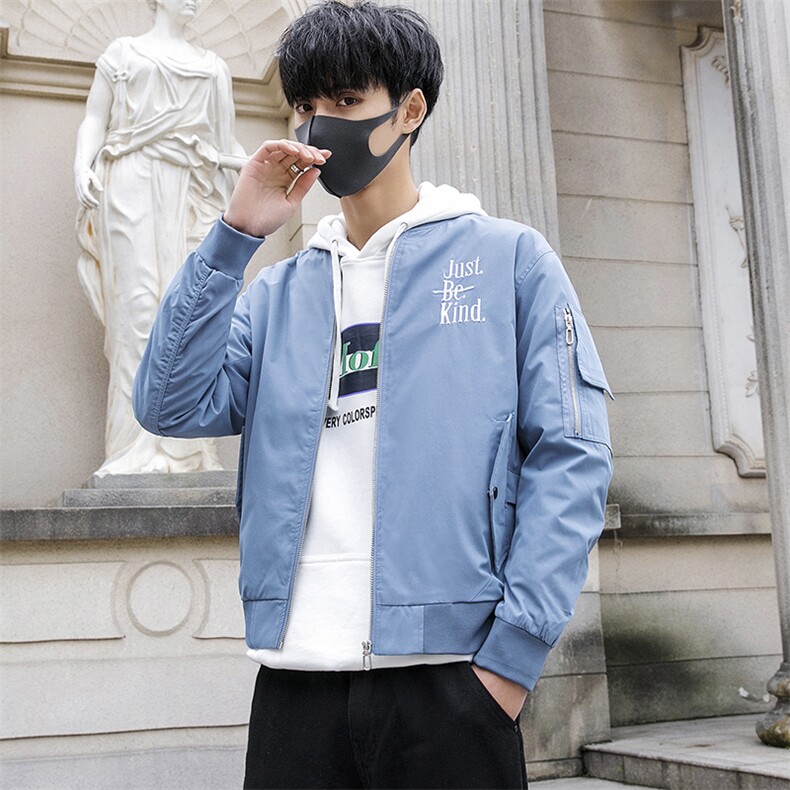 19新款男装外套春季韩版潮流个性青少年休闲夹克棒球服DS321TP85,男装夹克,电商A102