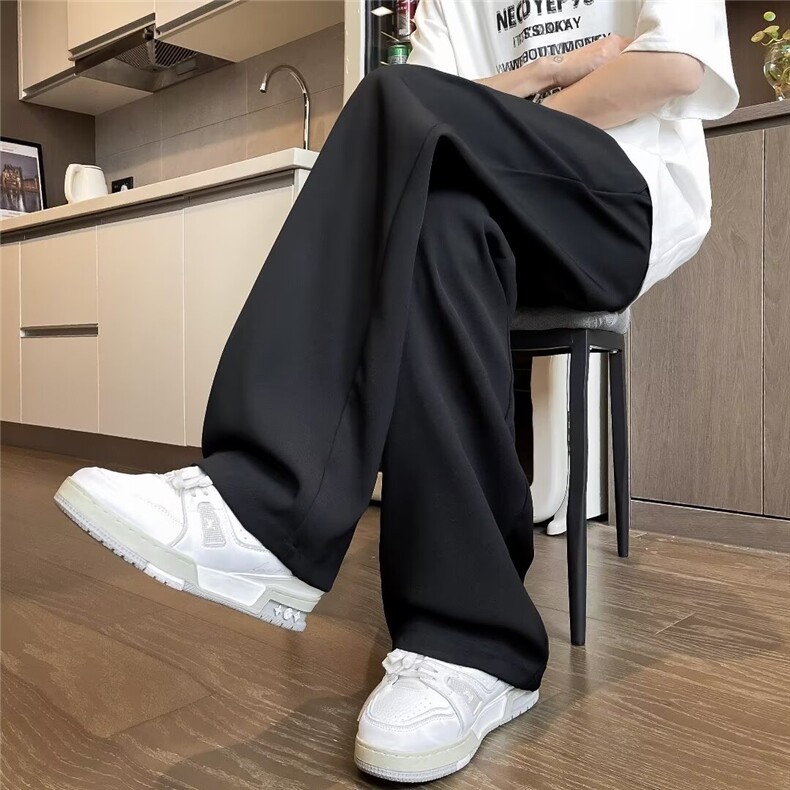 免烫包边原布休闲裤垂感西裤长裤K462,男装休闲裤,星座1116A-1（原606A）