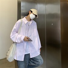 21秋款 条纹衬衫男外套港风潮牌休闲宽松衬衣上衣CS720P45控68图片