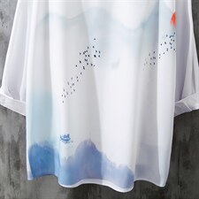 1日系休闲大码M-5XL潮流风短袖衬衫男灰墙风QCS7250P45控68，男装T恤，星座226-2