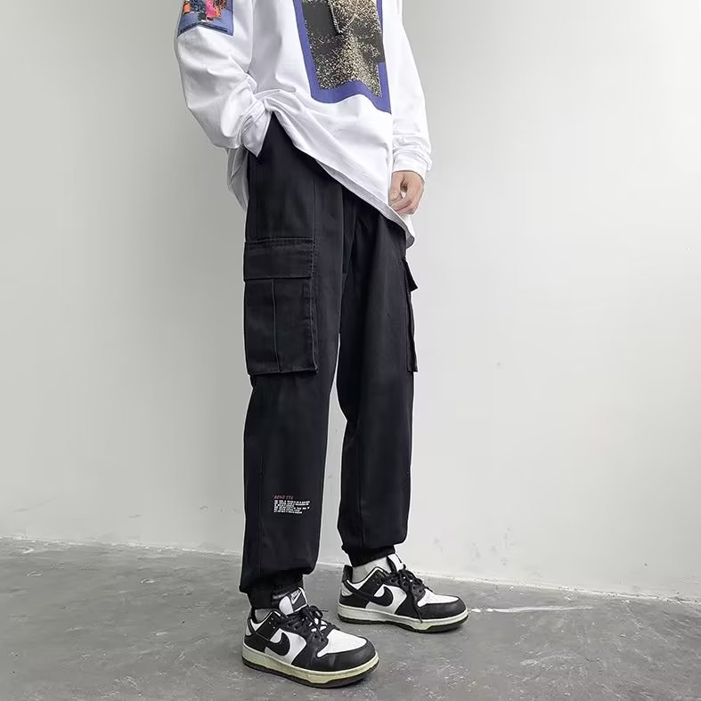 男秋季新款港风休闲裤纯棉厚款A729P46,男装休闲裤,星座1116-2