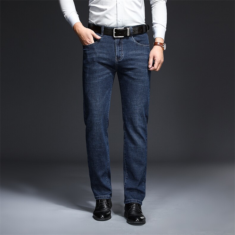 Z2603钱塘2020-2春秋新款时尚商务休闲中年男士牛仔裤P62,男装牛仔裤,钱塘207-2