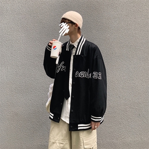 男新款宽松百搭刺绣外x套棒球服INS上衣G09图片