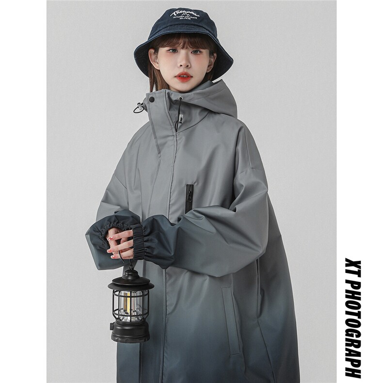 1中性山系防水渐变大码M-5XL夹克女100%聚酯纤维JK77088P85控128，女装短外套，星座226-2