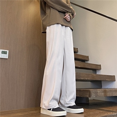 斜纹美棉vibe美式垂坠感拖地百搭休闲卫裤男-A061-LX70038-特P36，男装休闲裤，电商A061