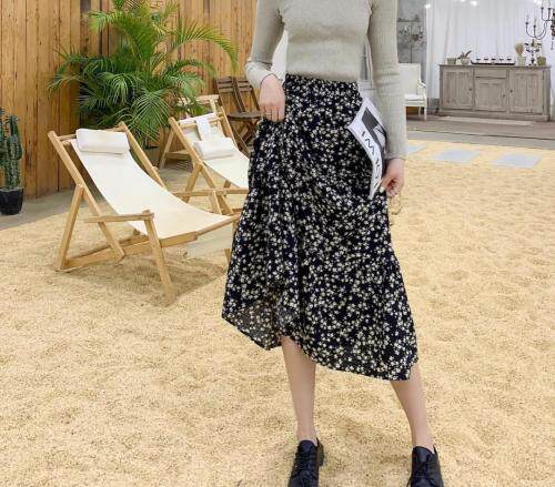 2021春季小碎花半裙，女装半身裙，曼希野