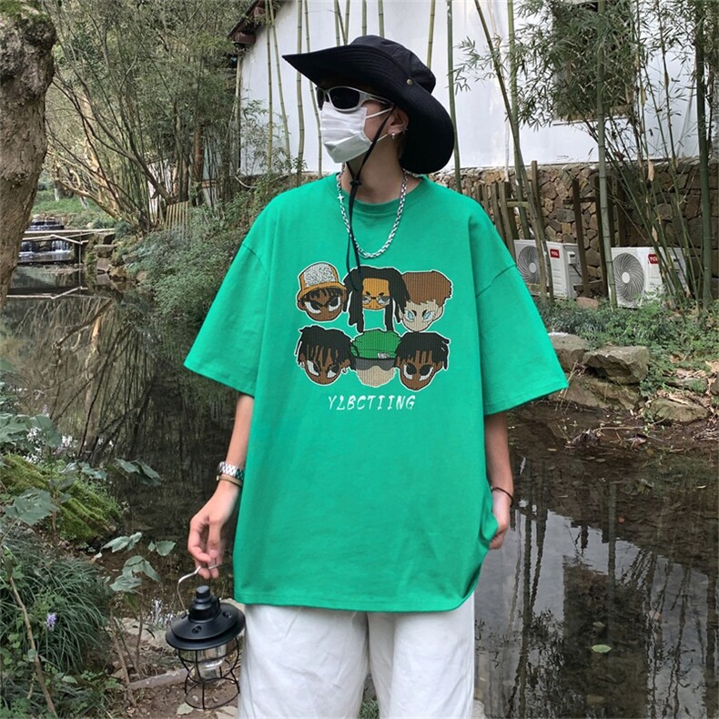 230g重磅纯棉!夏季短袖t恤男半袖男DSA028-MDTP433-P25,男装T恤,电商A028