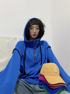 拼色卫衣图片