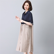 希色春季专柜正品新品女31L2040休闲女款百搭时尚连衣裙原1799，女装连衣裙，江忆布依