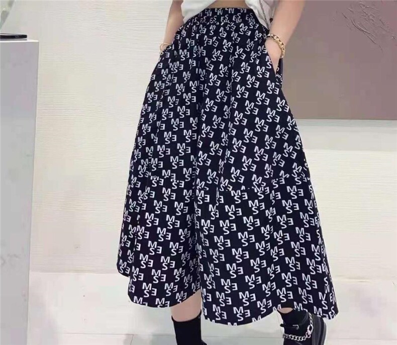 夏季花半裙，女装半身裙，曼希野