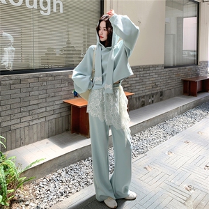 大货出 卫衣+裤子+蕾丝屁帘三件套5759-P195K298图片