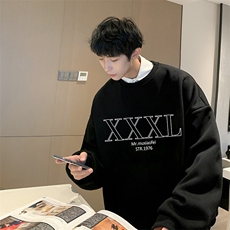 抖音供货、复合重磅360克现货圆领卫衣宽松D223A-YL2365-特P28，男装卫衣，电商019-1
