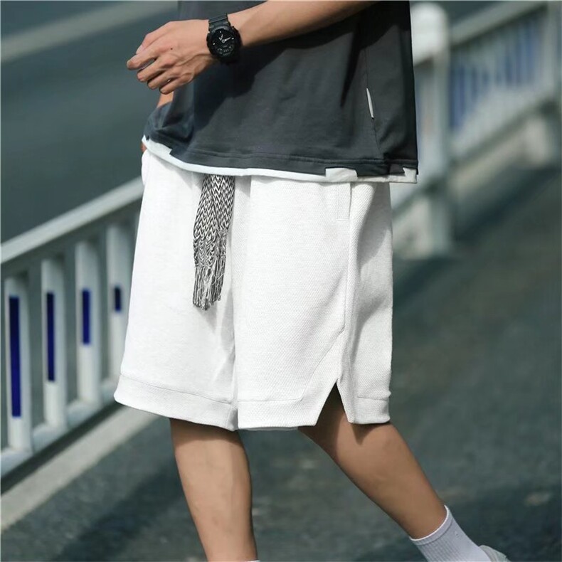 短裤男士夏季2022新款潮牌冰丝休闲五分马裤D85P28,男装休闲裤,星座1116-2