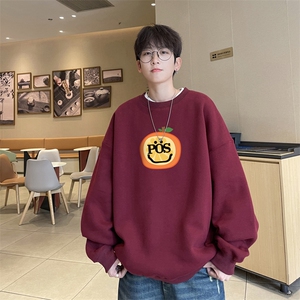 ！圆领卫衣男装港风长袖t恤男外套男 WY509-特P23图片