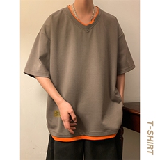 夏季短袖港风暖光休闲宽松潮牌百搭短袖T恤男TC3138RK01-P30控50，男装T恤，星座717