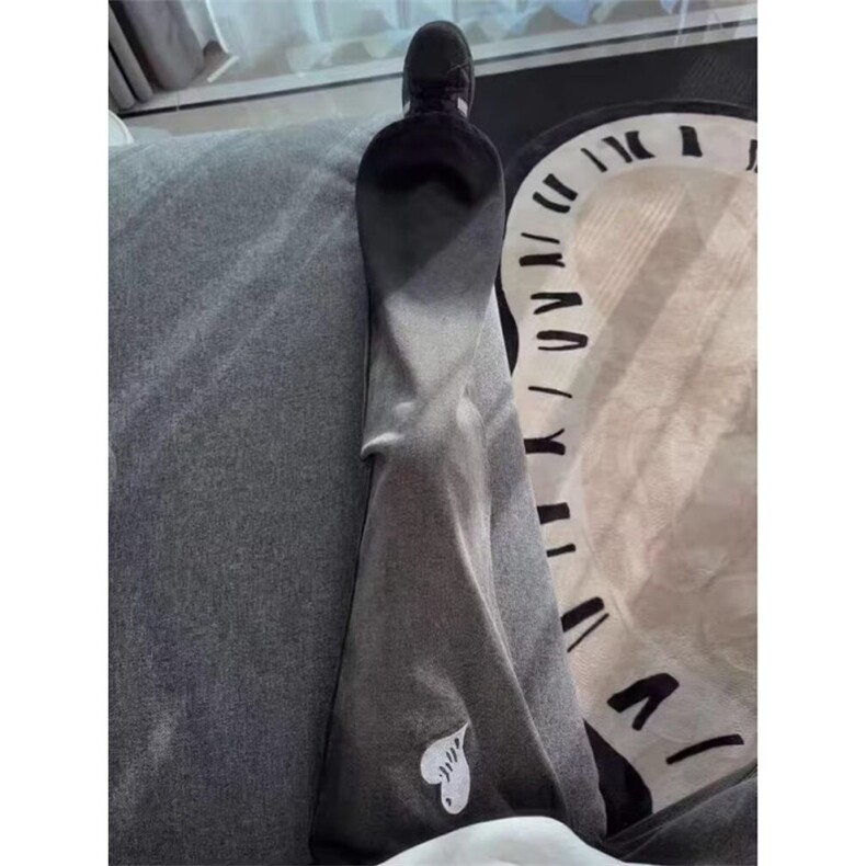 春季刺绣牛仔裤男痞帅微喇裤子vibe高街宽松直筒休闲裤LB2733-P47,男装牛仔裤,星座1008