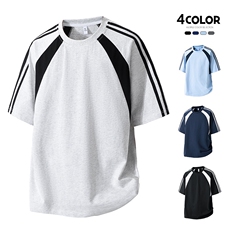美式运动球服短袖男夏季潮牌重磅纯棉宽松休闲凉感t恤HH5713-P25，男装T恤，星座1206（原A206）