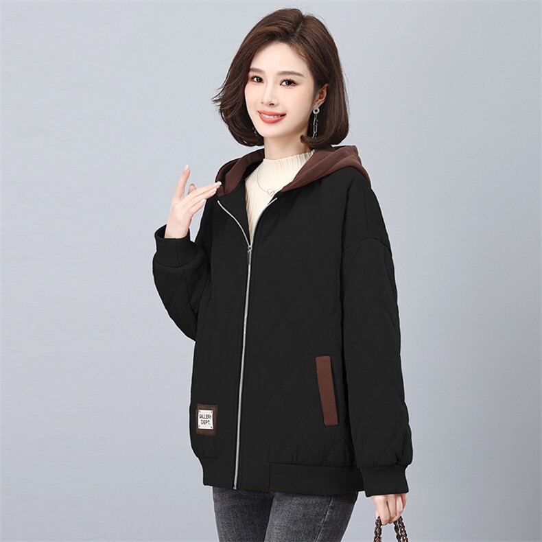 时尚保暖棉服女冬季新款宽松显瘦加厚外套,女装棉衣/棉服,悦见她