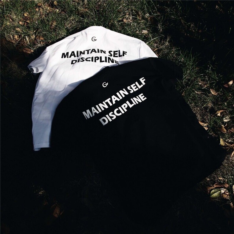 夏季潮修身真索罗娜韩版简约背后印花短袖T恤D328-6T1112-P28，男装T恤，电商D328