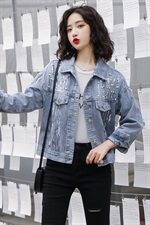 时尚潮流自然舒适宽松短外套款2021年春季，女装短外套，贵人树