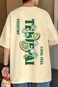 T622P26夏季新款美式纯棉短袖T恤ins衣服宽松半袖体恤上衣图片