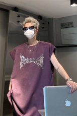 麂皮绒背心/马甲/坎肩2025夏季男装无袖T恤XZ514-2-2024123-P28，男装T恤，星座514-2(原B239)