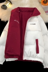 XZ230-1MY50模板绗线轻奢风满天星双面穿休闲立领面包服P128控158，鞋类箱包手腕包，星座230-1