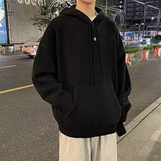 废土风连帽毛衣男士冬季2024新款慵懒软糯针织衫外套M6515/P58，男装针织衫/毛衣，星座506
