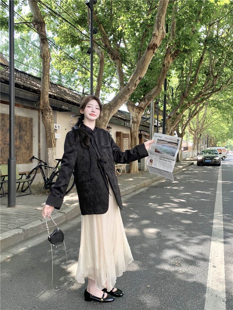 大货新中式提花西装外套2c309-8032-p125-k188,女装短外套,2C309