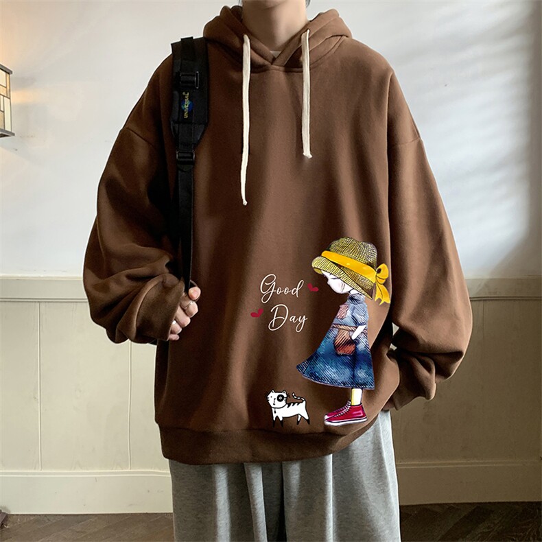 连帽卫衣男大码胖子帽衫大号运动服WY2415-P35,男装卫衣,电商A040