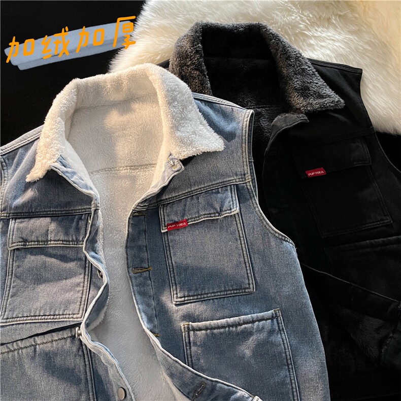 MJ208J-p68-限价98M-5XL抖音情侣棉马甲男外穿大码羊羔毛cityboy，女装马甲，星座116