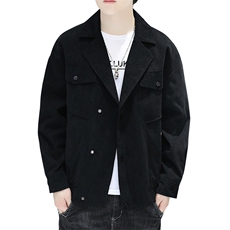 秋冬新款男士翻领灯芯绒休闲西服外套夹克男士上衣JK861-P60，男装夹克，星座1403B