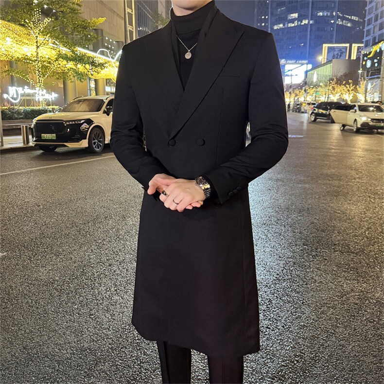 朝戈-西服套装单西两件长款西装商务职业正装小西装韩版修身，男装西服，星座505-2（原电商A260-1)