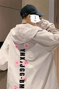 ！港风风衣男短款长袖夹克男休闲外套男上衣男DJK292-P45图片