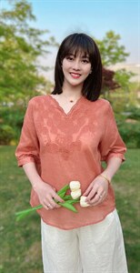 纯苎连衣裙小衫裤子裙子衬衣 时尚风 风淑女风休闲风，女装连衣裙，川哲