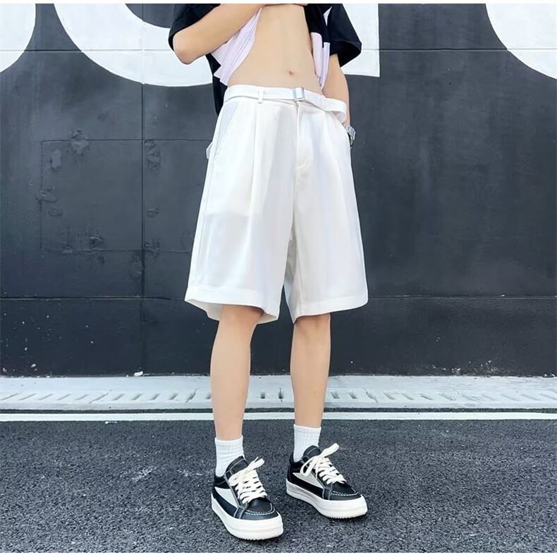男士西装短裤夏季商务中裤5分裤子男款高级感休闲五分短D1071,男装西裤,星座1116A-1（原606A）