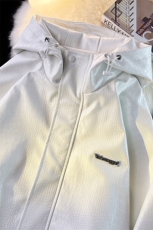 1平铺连帽大码情侣夹克男鳄鱼纹皮衣冲锋衣夹克男JK8744P90控128，男装夹克，星座226-2